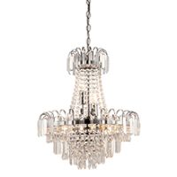 Endon 96826-CH Chain Pendant SES 6x40W