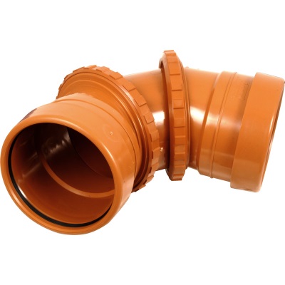 110mm Underground 0 - 90º  Adjustable Bend [Double Socket]