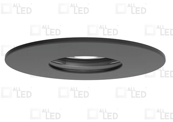 ALL LED AFD65BZ/IP/BLK - IP65 FIXED CARBON BLACK BEZEL FOR ICAN65 (AFD65)