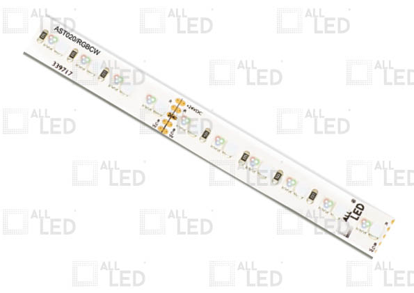 ALL LED RGB+CW PRO (RGB+4000K) 20W/M IP20 LED STRIP, 24V