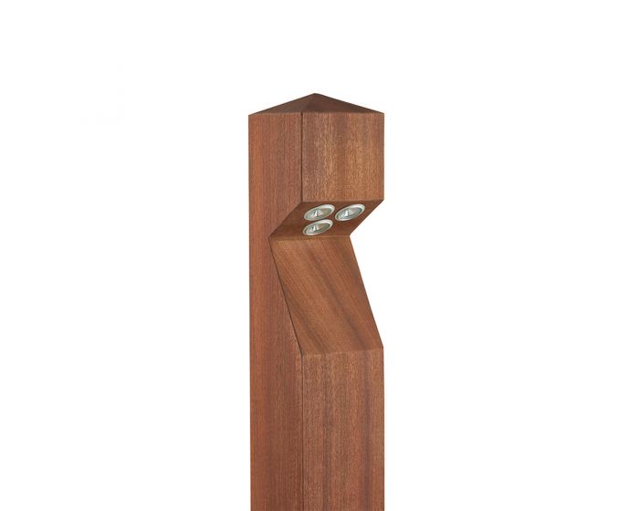 Cwood BL03PSS27 LYTE Bollard Sapele 1W