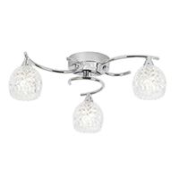 Endon BOYER-3CH Ceiling Light & G9 3x33W