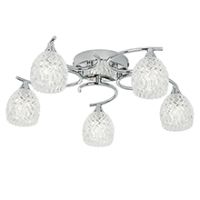 Endon BOYER-5CH Ceiling Light & G9 5x33W