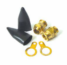 Brass Armoured Industrial Gland Pack 25mm [PK2]