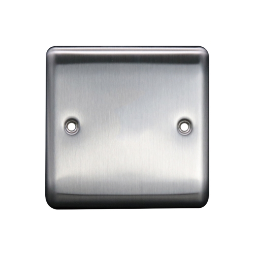 Thrion1G Blanking Plate [Brushed Chrome/ Grey Insert]