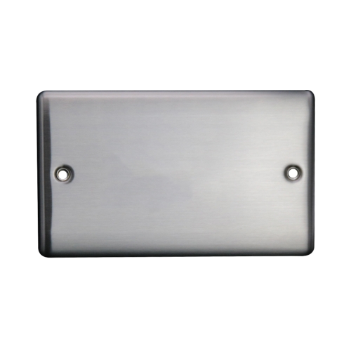 Thrion 2G Blanking Plate [Brushed Chrome/ Grey Insert]