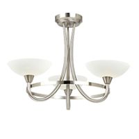 Endon CAGNEY-3SC Ceiling Light G9 3x33W