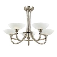 Endon CAGNEY-5SC Ceiling Light G9 5x33W