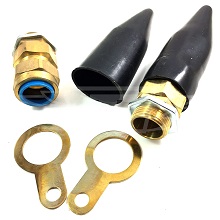 Brass Armoured Industrial Gland Pack 50mm [PK1]