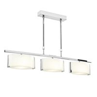 Endon CLEF-BAR-3CH Ceiling Light 3x40W