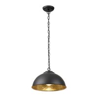 Endon COLMAN-BL Pendant ES 60W Black