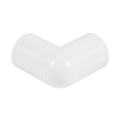 21.5mm Overflow  90° Knuckle Bend - White