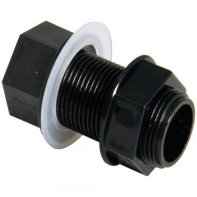 21.5mm Overflow Tank Connector - Black