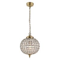 Endon EH-TANARO-AB Pendant ES 60W