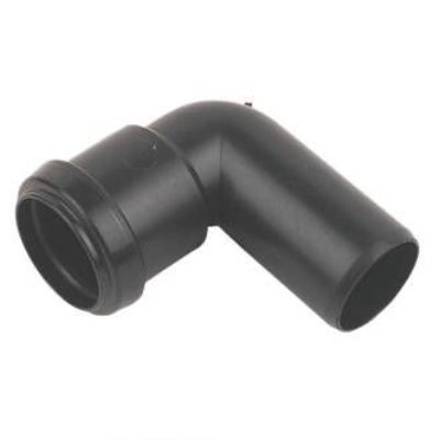 32mm PushFit Wastewater 90° Swivel Bend- Black