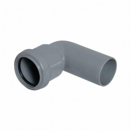 32mm PushFit Wastewater 90° Swivel Bend- Grey