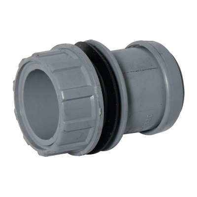 40mm PushFit Wastewater Tank Connector- Grey