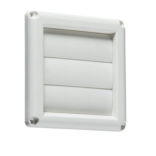 100MM/4" Gravity Shutter - White
