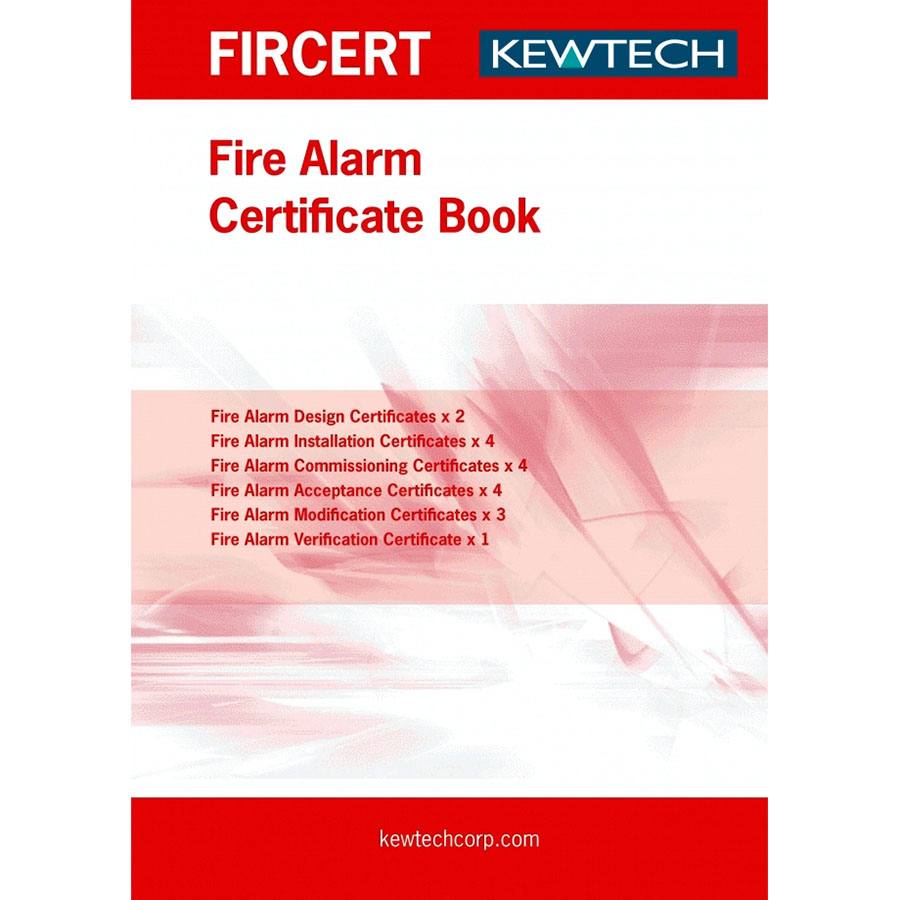 KEWTECH Fire alarm Certification Book