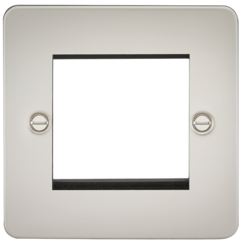 Flat Plate 2G modular faceplate - pearl