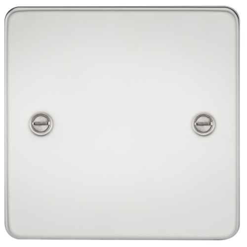 Flat Plate 1G blanking plate - polished chrome