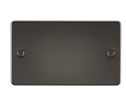 Flat Plate 2G blanking plate - gunmetal