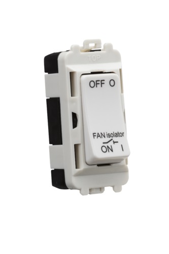 10A Fan Isolator Module - White