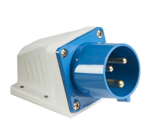 Blue 240V IP44 32A Appliance Inlet