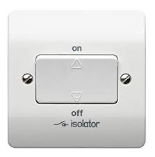 MK K4857WHI Fan Isolator 3P 10A & Lock