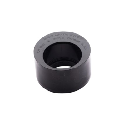 50mm x 32mm PVC Wastewater  Reducer - Black