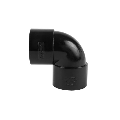 32mm PVC Wastewater  90Â° Knuckle Bend - Black