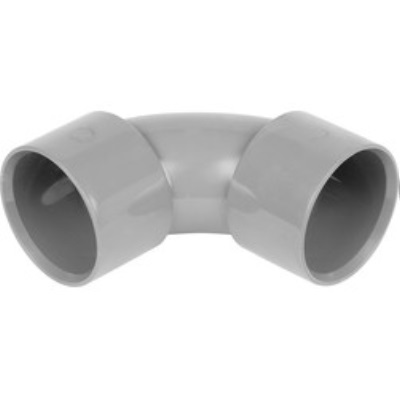 32mm PVC Wastewater  92½° Swept Bend - Grey