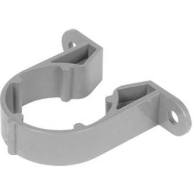 32mm PVC Wastewater  Pipe Clip - Grey