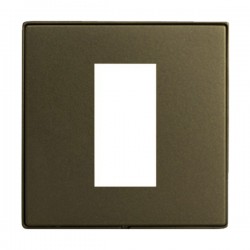 Hamln LDEURO1RB-RB Single Frontplate