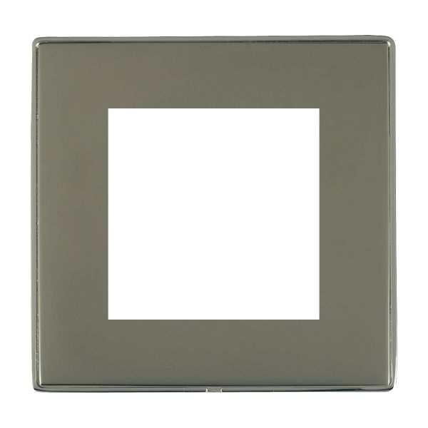 Hamln LDEURO2BK-BK Single Frontplate