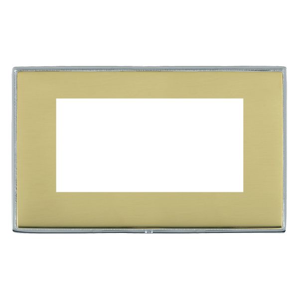 Hamln LDEURO4BC-PB Double Frontplate