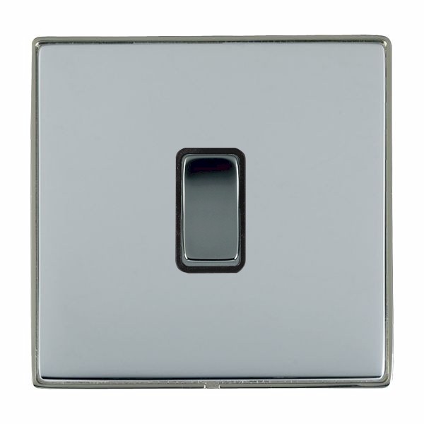 Hamln LDR212BK-BSB Rocker Switch 1G 20A