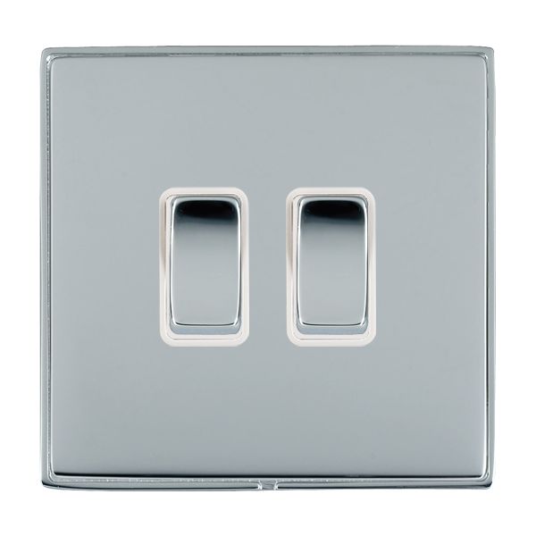 Hamln LDR222BC-BSW Rocker Switch 2G 20A