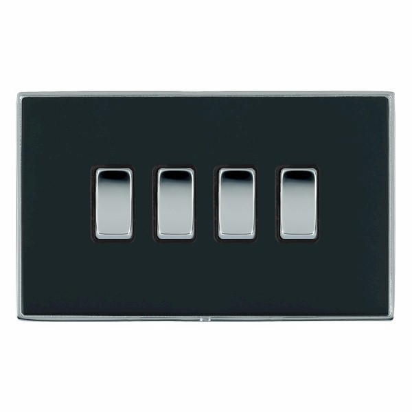 Hamln LDR242BC-NB Rocker Switch 4G 20AX