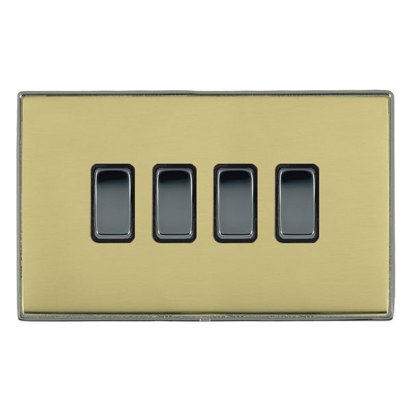 Hamln LDR242BK-PBB Rocker Switch 4G 20A