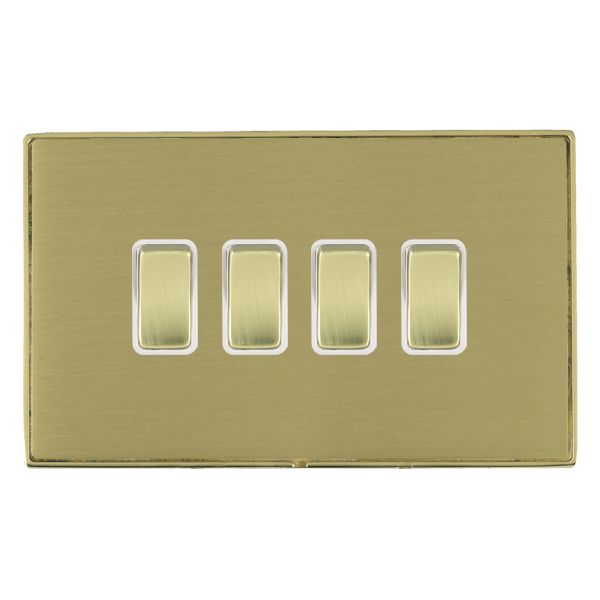 Hamln LDR242PB-SBW Rocker Switch 4G 20A