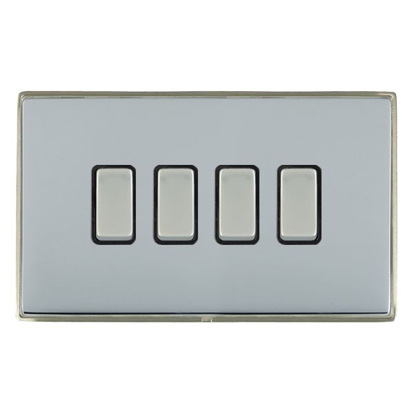 Hamln LDR242SN-BSB Rocker Switch 4G 20A