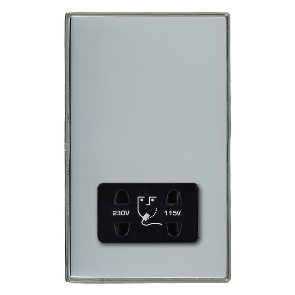 Hamln LDSHSBK-BSB Shaver Socket Dual V