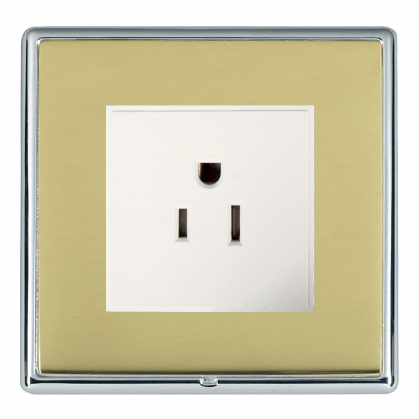 Hamln LRX5258BC-PBW Unswitched Socket 1G