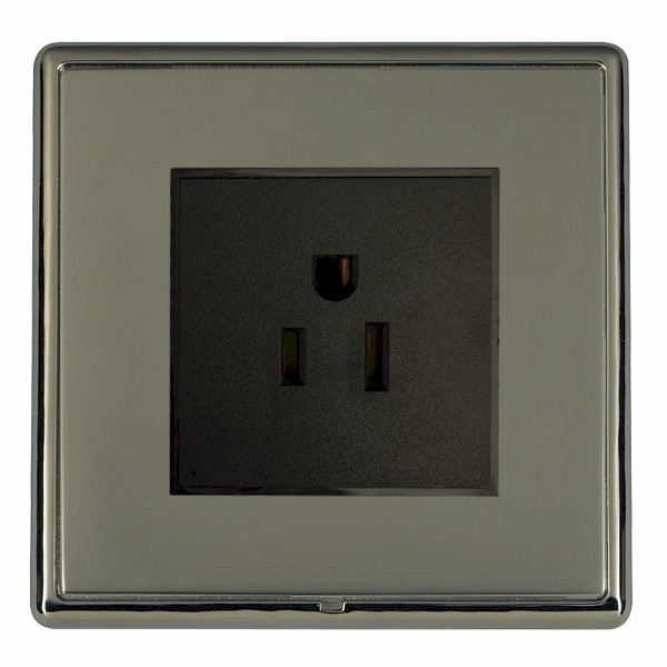 Hamln LRX5258BK-BKB Unswitched Socket 1G