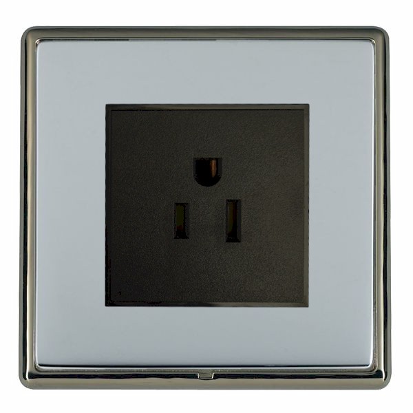 Hamln LRX5258BK-BSB Unswitched Socket 1G