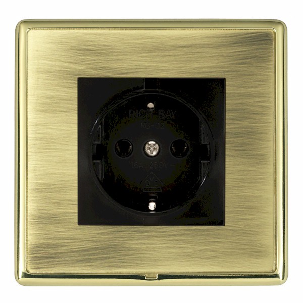 Hamln LRX6126PB-ABB Unswitched Socket 1G