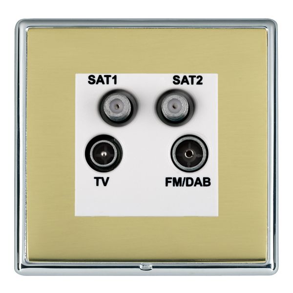 Hamln LRXDENTBC-PBW TV/Satel/FM Socket