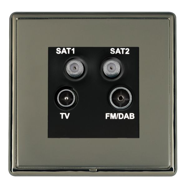 Hamln LRXDENTBK-BKB TV/Satel/FM Socket