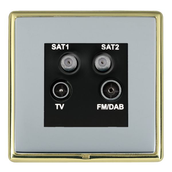 Hamln LRXDENTPB-BSB TV/Satel/FM Socket